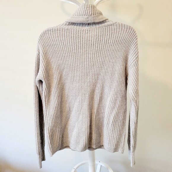 Twik Ribbed Loose Tunnel-Collar Sweater - Picture 4 of 4